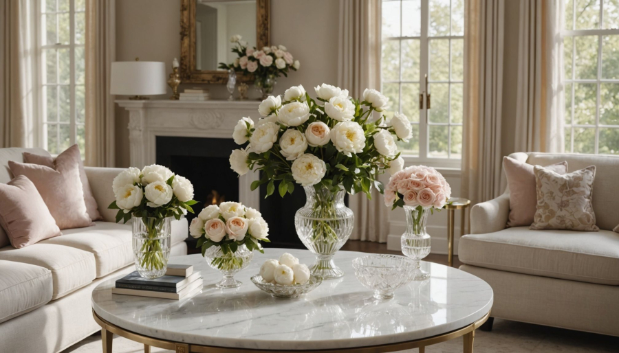 Wohnideen mit luxuriösen kristallvasen